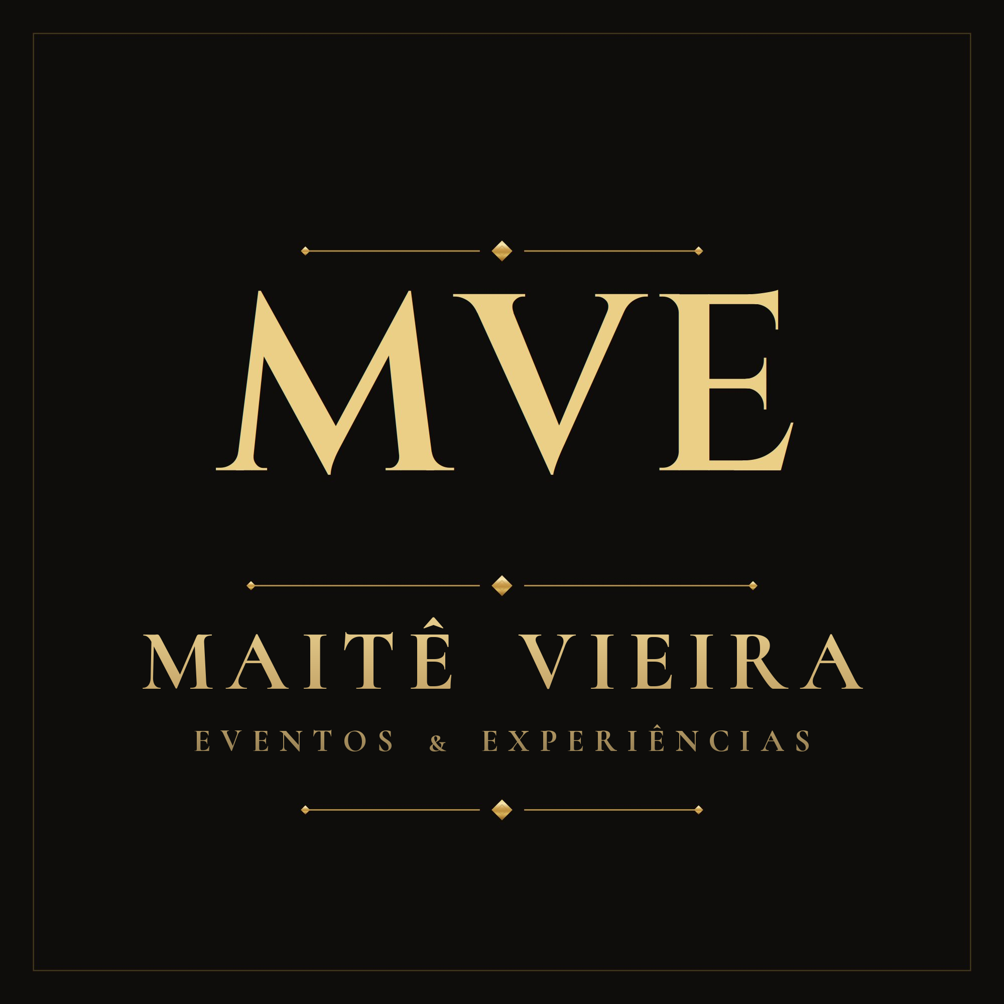 Logótipo Maitê Vieira — Eventos e Experiências